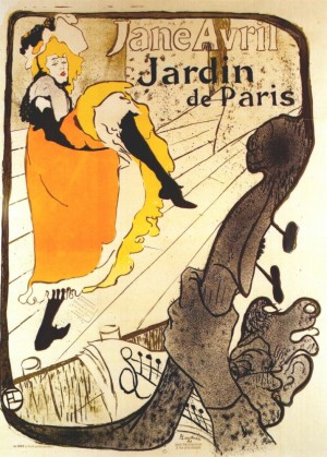 Jardin de Paris poster Jane Avrill 1893